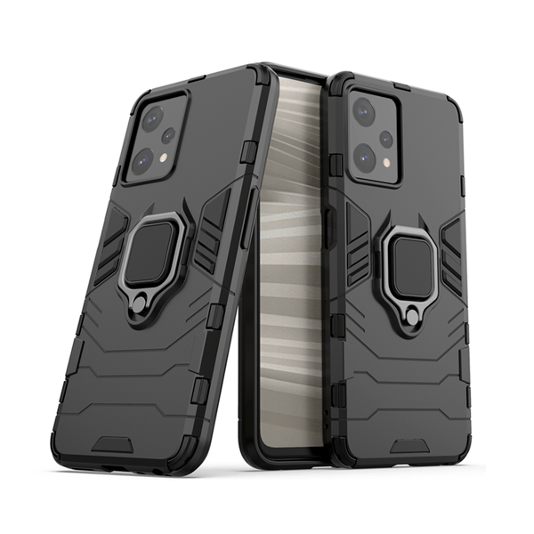 Capa de Proteção Militar Magnética para Xiaomi Realme Narzo 50 Pro - Preto