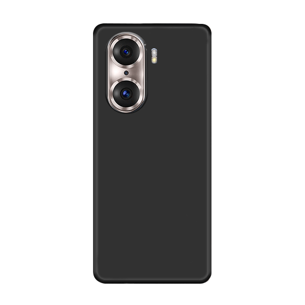 Capa Proteção Traseira Silicone para Honor 60 - Preto