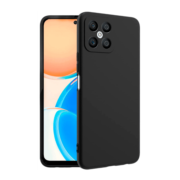 Capa Proteção Traseira Silicone para Honor X6 - Preto