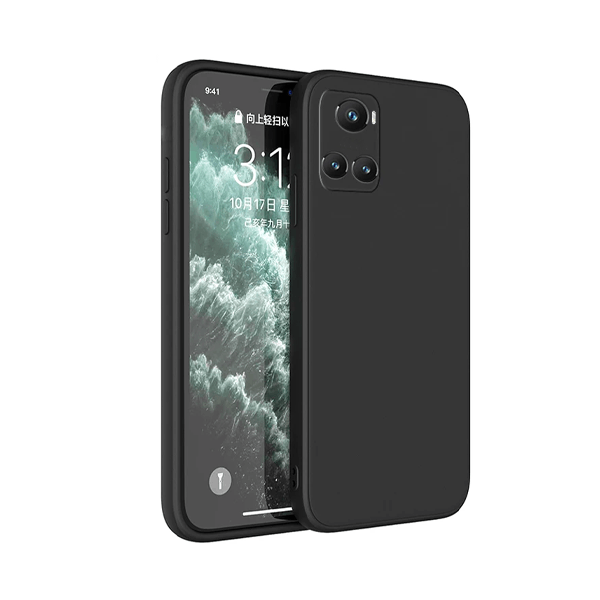 Capa Proteção Traseira Silicone para OnePlus 10R 5G - Preto