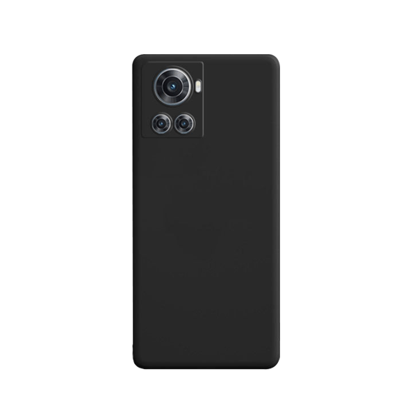Capa Proteção Traseira Silicone para OnePlus Ace - Preto