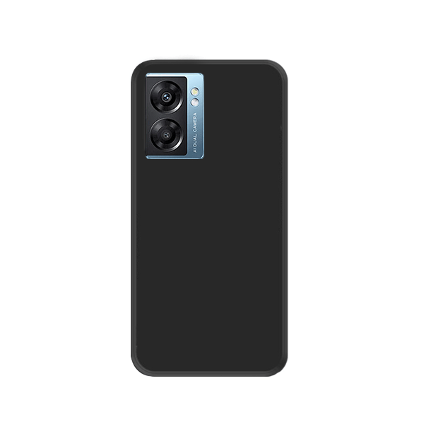 Capa Proteção Traseira Silicone para Oppo K10 5G - Preto