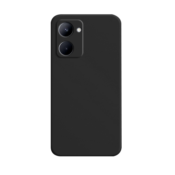 Capa Proteção Traseira Silicone para Realme C33 - Preto