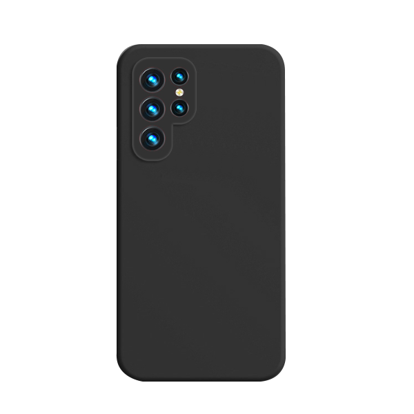 Capa Proteção Traseira Silicone para Samsung Galaxy S23 Ultra - Preto