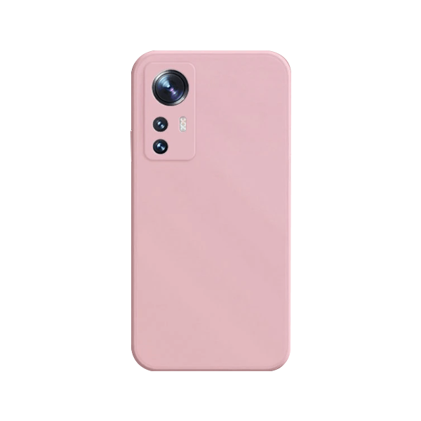 Capa Proteção Traseira Silicone para Xiaomi 12T - Rosa