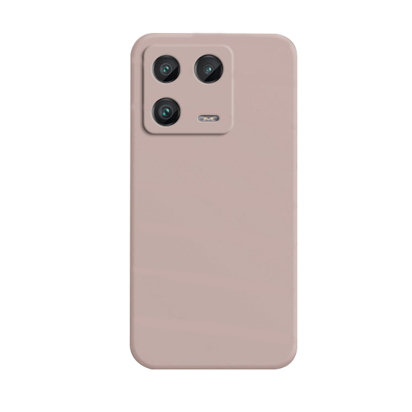Capa Proteção Traseira Silicone para Xiaomi 13 - Rosa