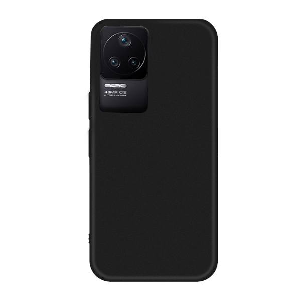 Capa Proteção Traseira Silicone para Xiaomi Poco F4 - Preto