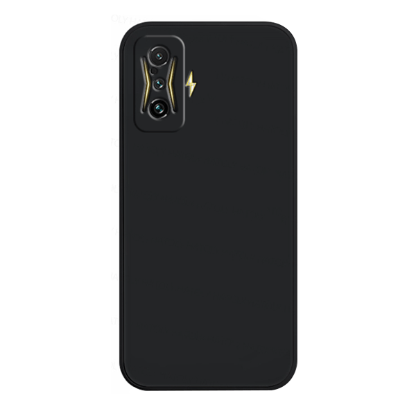 Capa Proteção Traseira Silicone para Xiaomi Poco F4 GT - Preto