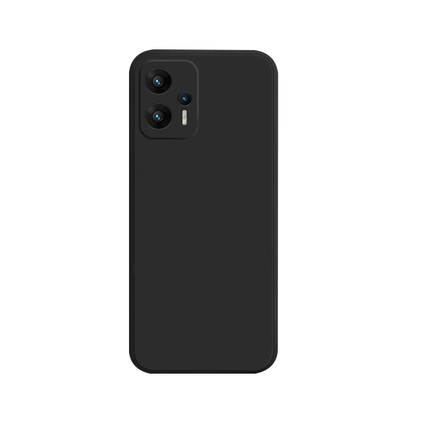 Capa Proteção Traseira Silicone para Xiaomi Redmi K50i - Preto