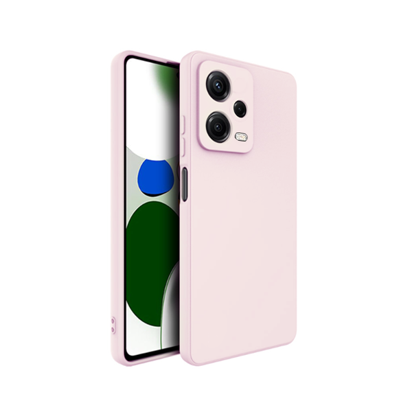 Capa Proteção Traseira Silicone para Xiaomi Poco X5 - Rosa