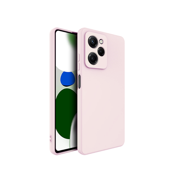 Capa Proteção Traseira Silicone para Xiaomi Poco X5 Pro - Rosa
