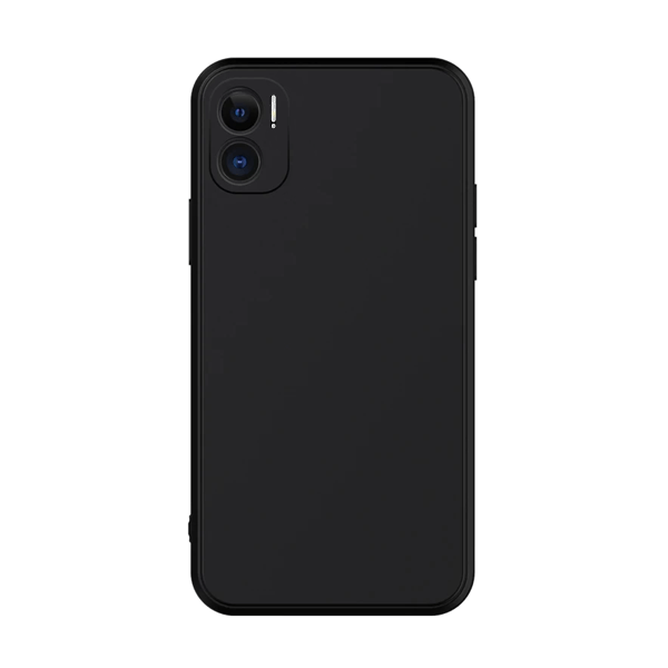 Capa Proteção Traseira Silicone para Xiaomi Redmi 11 Prime 5G - Preto