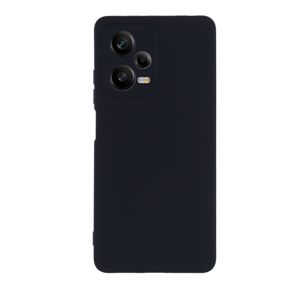 Capa Proteção Traseira Silicone para Xiaomi Redmi Note 12 Pro - Preto