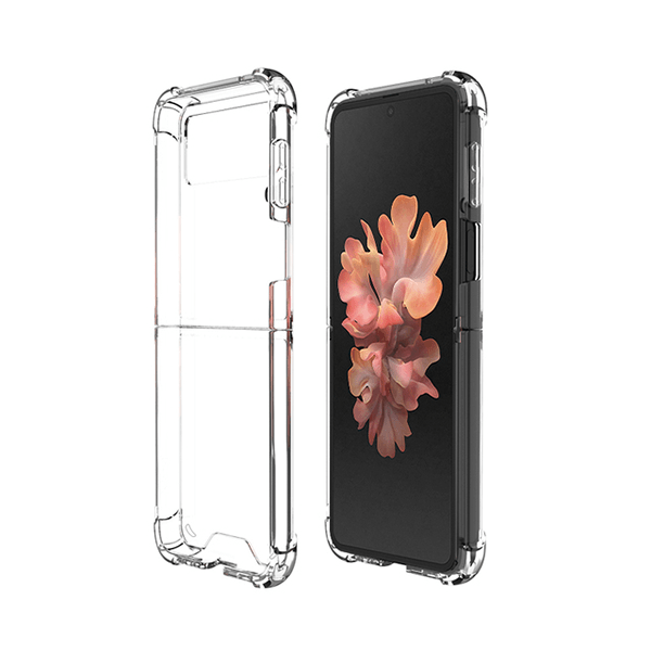 Capa Traseira Super Proteção Transparente para Samsung Galaxy Z Flip4 - Transparente