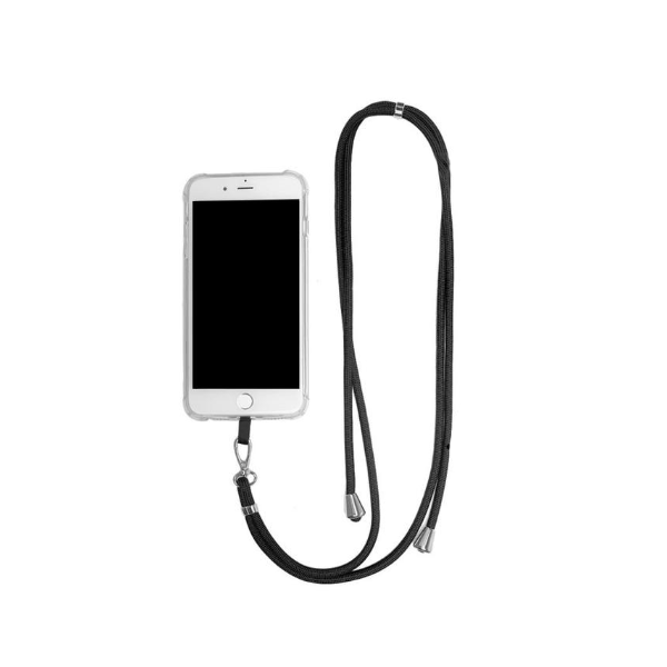 Cordão Ajustável Universal para Capa de Smartphone  Universal  Preto