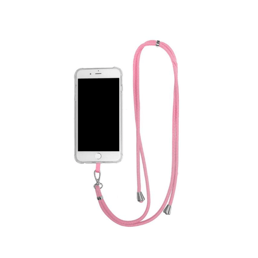 Cordão Ajustável Universal para Capa de Smartphone  Universal  Rosa