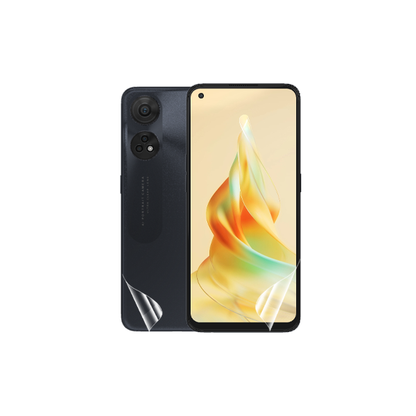 Kit Película Protectora de Hydrogel Frente e Verso para Oppo Reno 8T 4G - Transparente