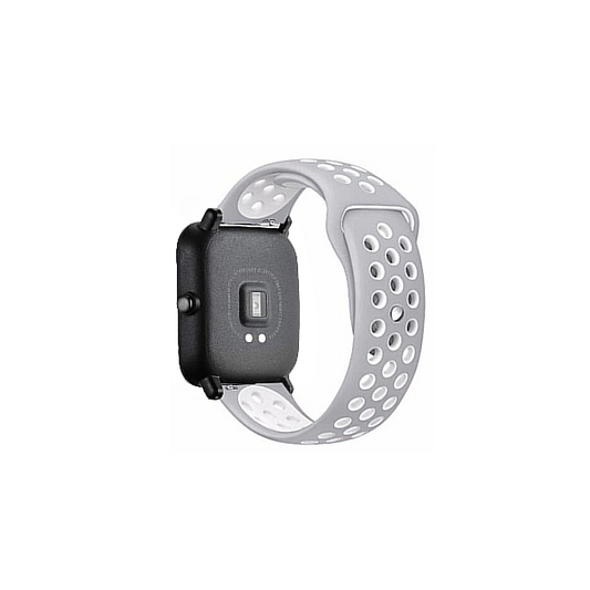 Bracelete Desportiva para OnePlus Nord Watch - Cinza / Branco