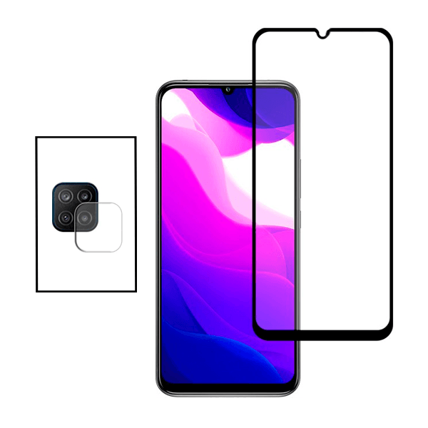 Kit Película Protectora para Câmara Traseira + Película de Vidro Temperado GorilasGlass para Samsung Galaxy M12