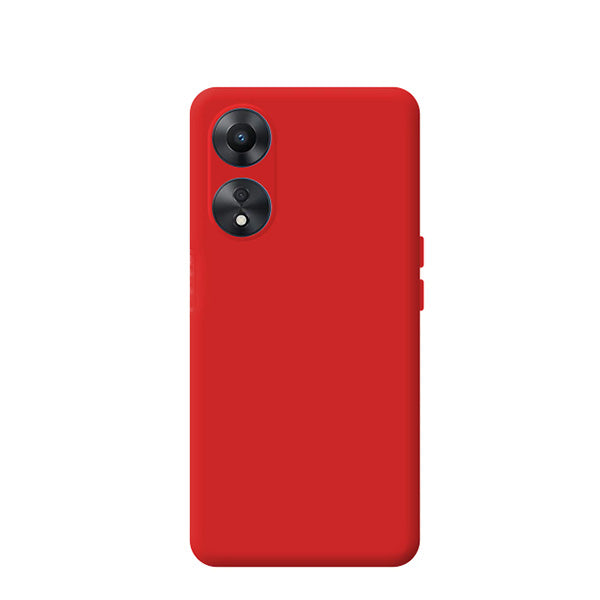 Capa Proteção Traseira Silicone Phonecare para Oppo A1 5G - Vermelho