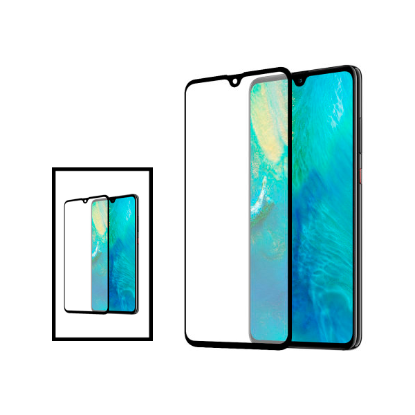 Kit 2 Película de Vidro Temperado GorilasGlass para Huawei Mate 20X 5G - Transparente/Preto