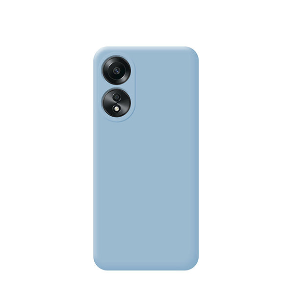 Capa Proteção Traseira Silicone Phonecare para Oppo A1 5G - Azul Claro