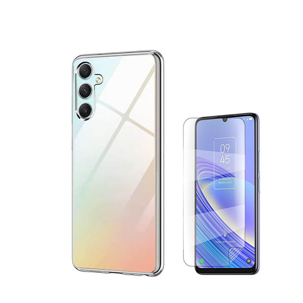 Kit Capa Traseira Super Proteção + Película de Hydrogel Frente Transparente Phonecare para Samsung Galaxy a25 5G - Transparente
