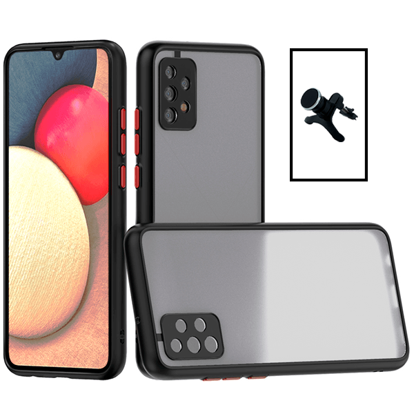 Kit Capa Traseira Proteção Camara + Suporte Magnético Com Pernas para Samsung Galaxy A53 5G - Preto