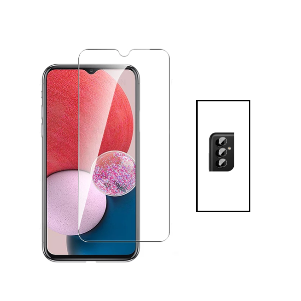 Kit Película Protectora para Câmara Traseira + Vidro Temperado ClearGorilasGlass para Samsung Galaxy A04s - Transparente
