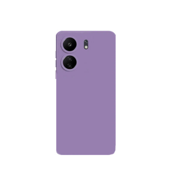 Capa Proteção Traseira Silicone GIFT4ME para Xiaomi Redmi 13C - Roxo