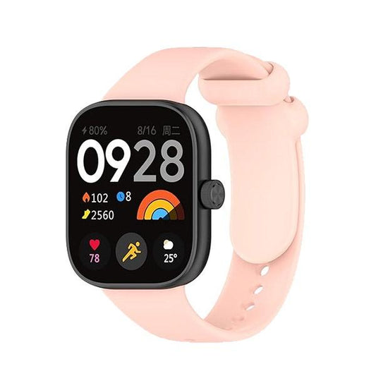 Bracelete Silicone GIFT4ME para Xiaomi Redmi Watch 4 - Rosa