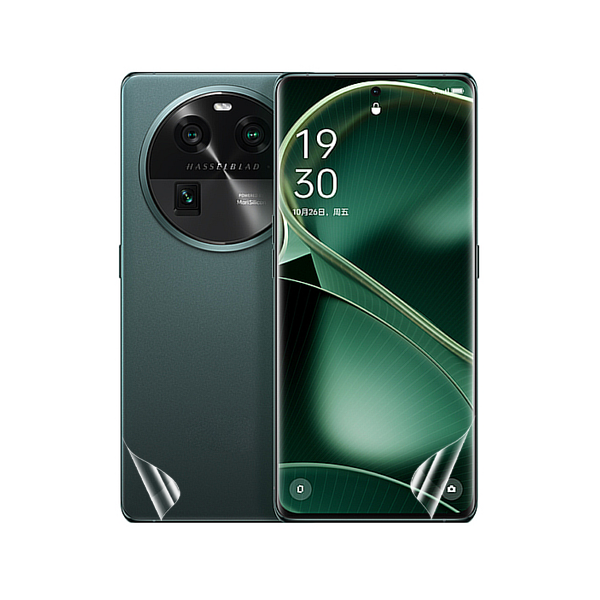 Kit Película Protectora de Hydrogel Frente e Verso para Oppo Find X6 - Transparente