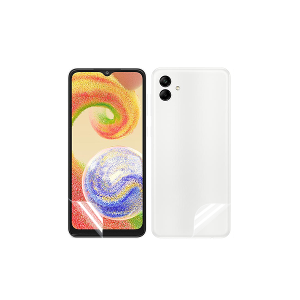 Kit Película Protectora de Hydrogel Frente e Verso para Samsung Galaxy A04e - Transparente