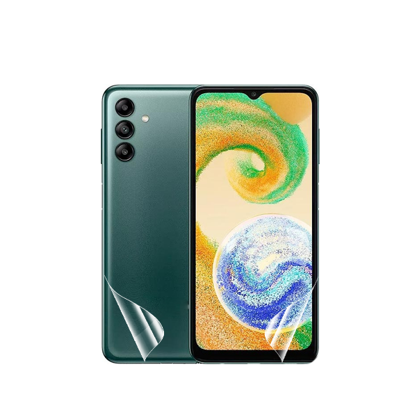 Kit Película Protectora de Hydrogel Frente e Verso para Samsung Galaxy A14 - Transparente