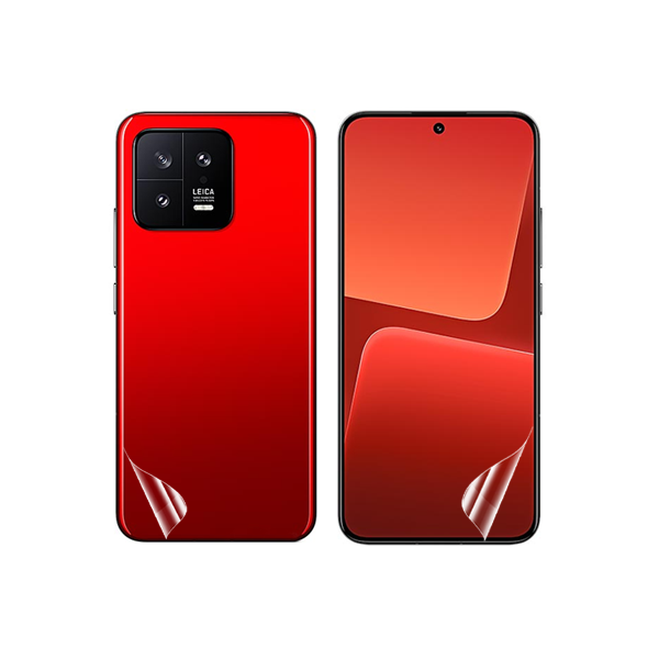 Kit Película Protectora de Hydrogel Frente e Verso para Xiaomi 13 - Transparente