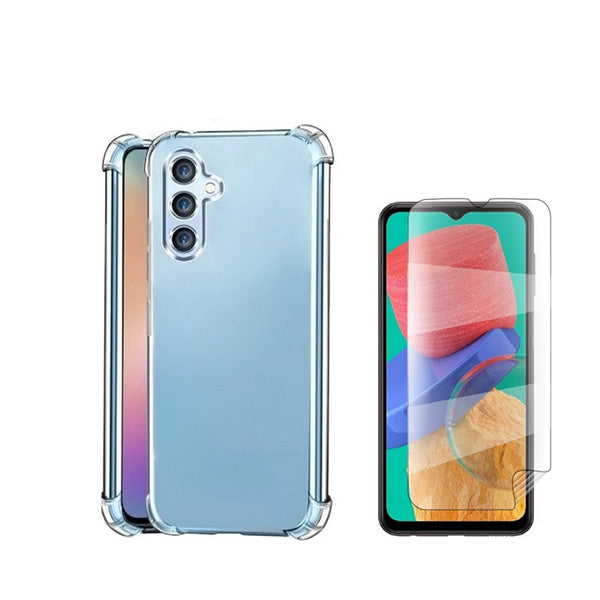 Kit Capa Traseira Super Proteção + Película de Hydrogel Frente Transparente Phonecare para Samsung A05s - Transparente