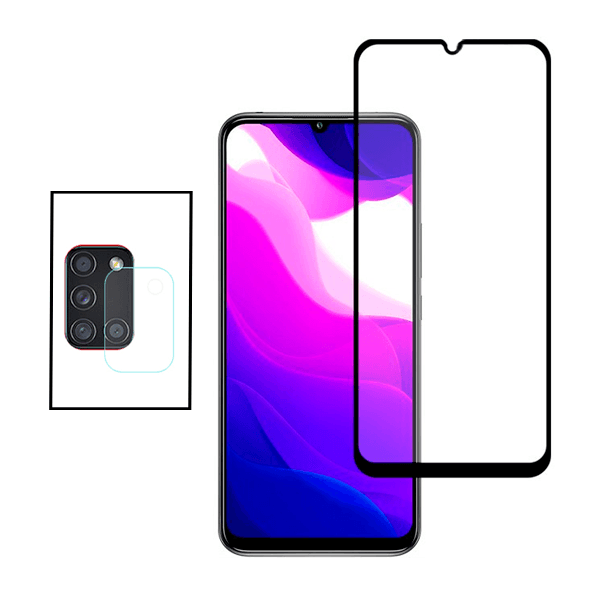 Kit Película Protectora para Câmara Traseira + Película de Vidro Temperado GorilasGlass para Samsung Galaxy A31