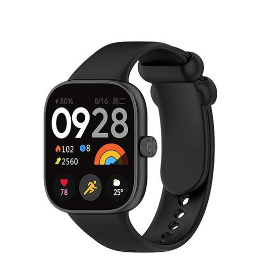 Bracelete Silicone GIFT4ME para Xiaomi Redmi Watch 4 - Preto