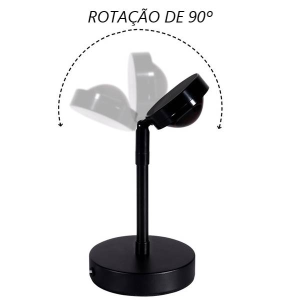 LED Light projetor - Luz Por do Sol/Arco-iris