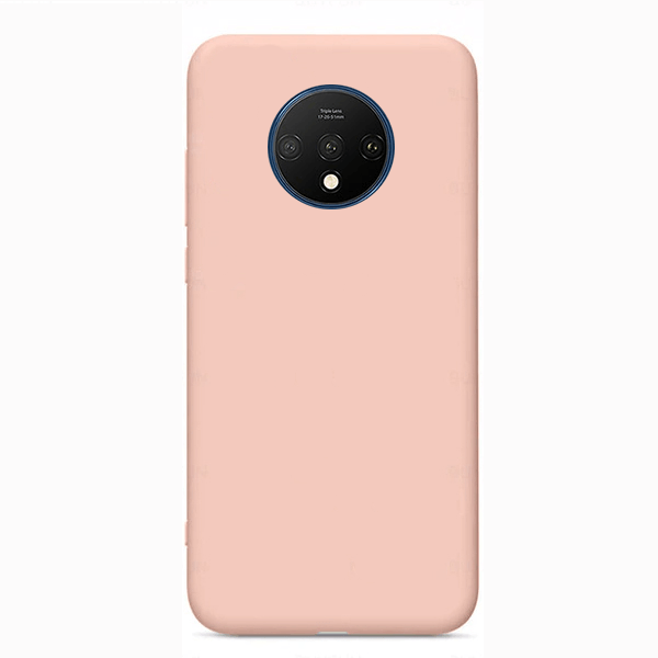 Capa Proteção Traseira Silicone para Oneplus 7T - Rosa