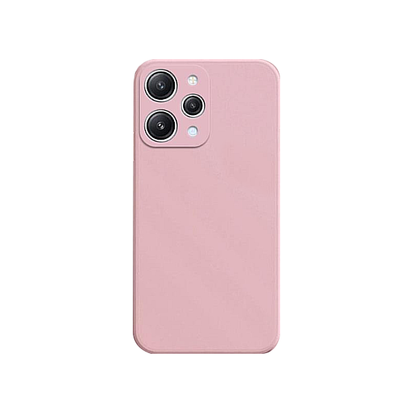 Capa Proteção Traseira Silicone para Xiaomi Redmi Note 12R - Rosa