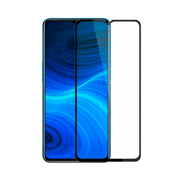 Película de Vidro Temperado GorilasGlass para Oppo A58 - Transparente/Preto