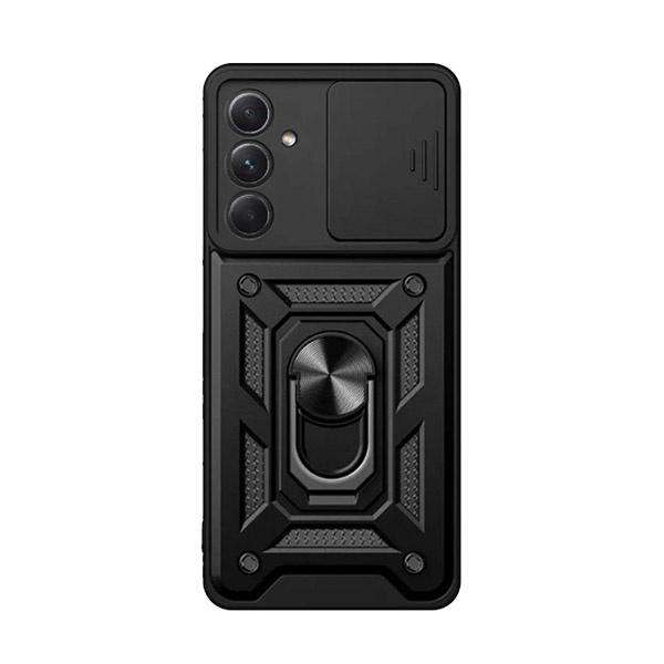 Capa de Proteção Militar Magnética Janela Deslizante GIFT4ME para Samsung Galaxy A55 5G - Preto