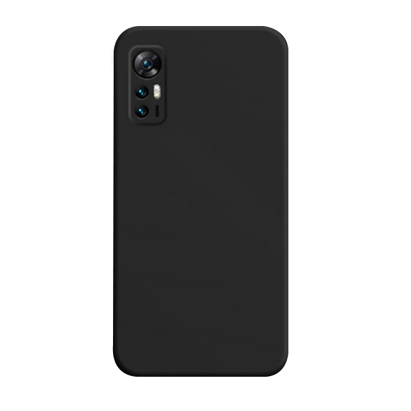 Capa Proteção Traseira Silicone para TCL 30+ Plus - Preto