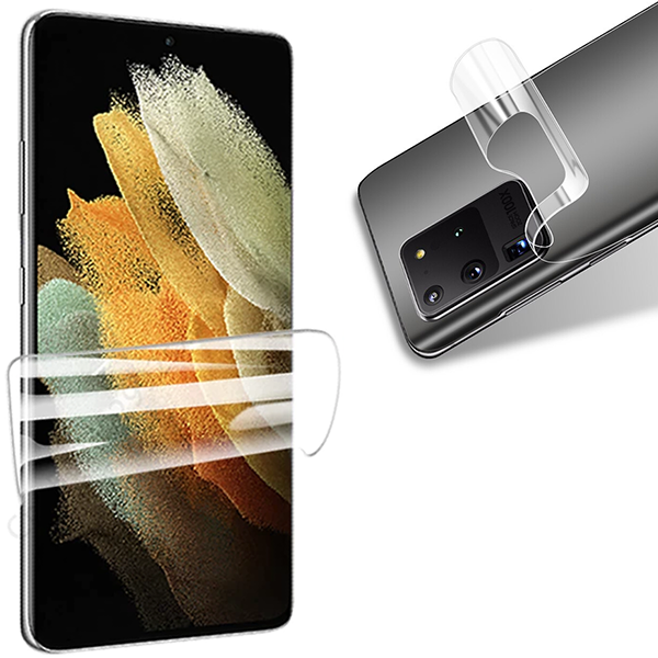 Kit Película Protectora de Hydrogel Verso + Câmara para Samsung Galaxy S21 Ultra