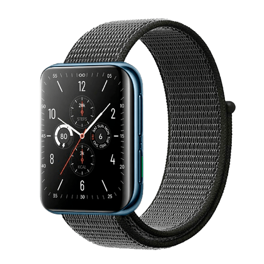 Bracelete Nylon para Oppo Watch 41mm - Preto