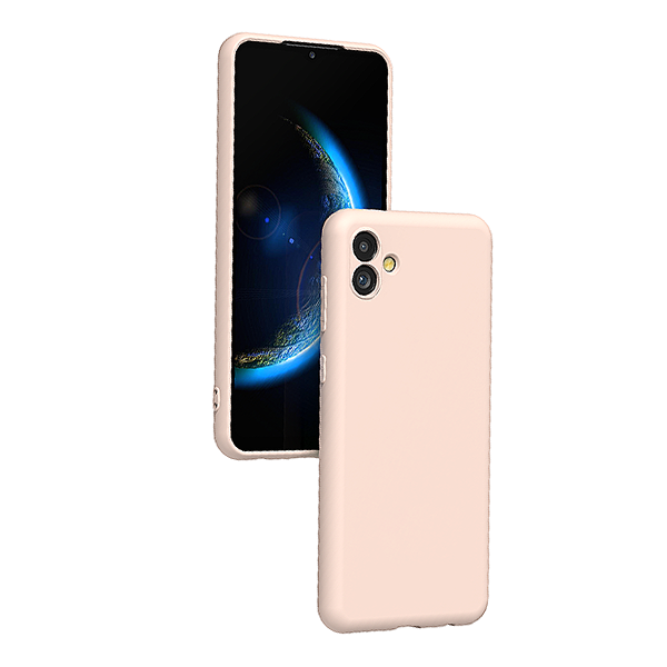 Capa Proteção Traseira Silicone para Samsung Galaxy A04e - Rosa
