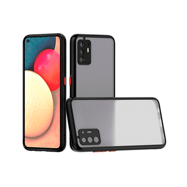 Kit Capa Traseira Proteção Camara + Película de Vidro Temperado GorilasGlass para Oppo A94 5G - Preto