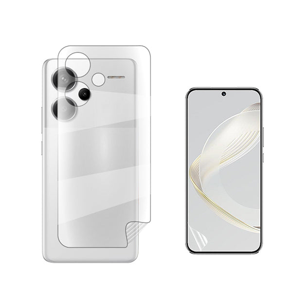Kit Película Protectora de Hydrogel Frente e Verso GIFT4ME para Xiaomi Redmi Note 13 Pro+ Plus - Transparente