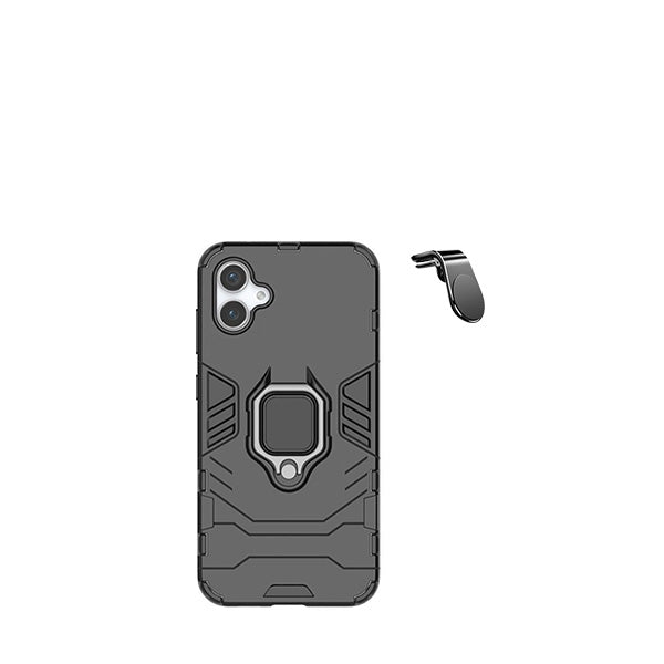 Kit Suporte de Carro Magnético L + Capa de Proteção Militar Magnética GIFT4ME para Samsung Galaxy A05 - Preto